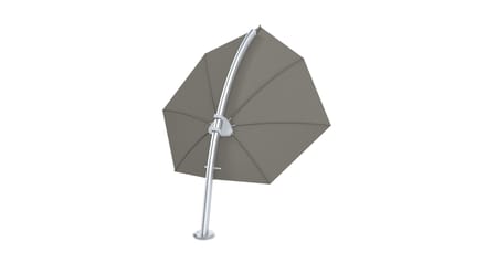 Umbrosa Icarus ALU parasol - taupe - zonder paraplustandaard