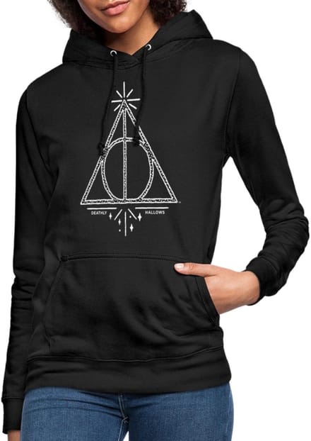 Harry Potter Het dodelijk heilig-logo Hoodie Dames