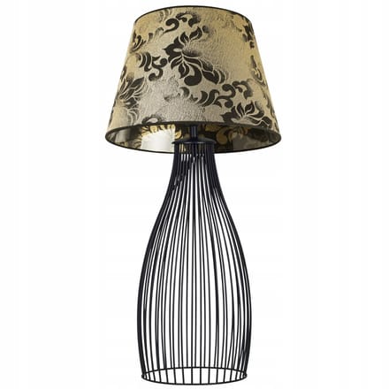 Light Home WERONA - Tafellamp Bureaumodel - Velours Kap Ø35 cm - Linnen/Beige - E27