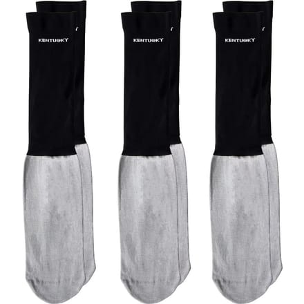 Kentucky Horsewear - Sokken basic set of 3 zwart 41/46