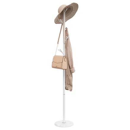 vidaXL Kapstok 175 cm gepoedercoat ijzer wit