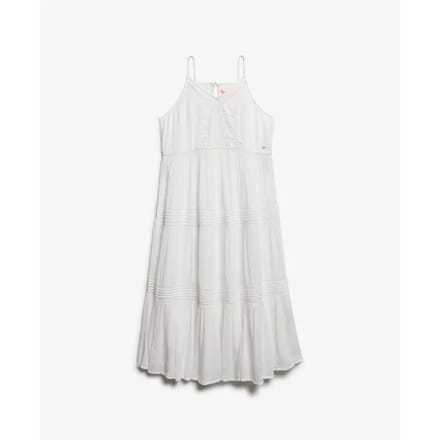 Superdry - Ibiza maxi-jurk met spaghettibandjes - Dames - Jurken