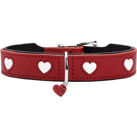HUNTER Halsband Love, rood 55: 41-49cm Hond