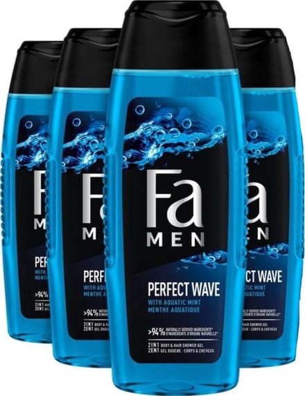 Fa Perfect Wave 2 in 1 Douchegel - 4 x 250 ml