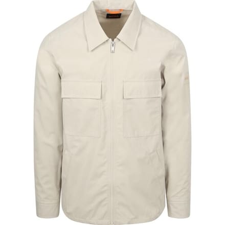 BOSS Overshirt Lozzy Greige - Maat XXL - Heren