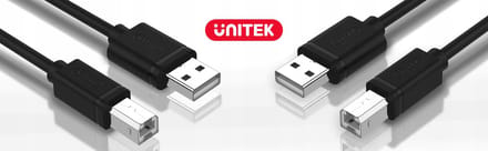 Unitek Y-C421GBK - USB cable - USB to USB Type B - 5 m