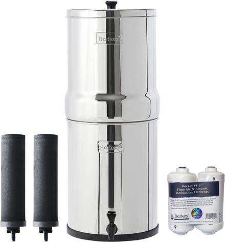 Royal Berkey® 12.3 liter - 2x Black Berkey® + 2x Berkey® PF-2