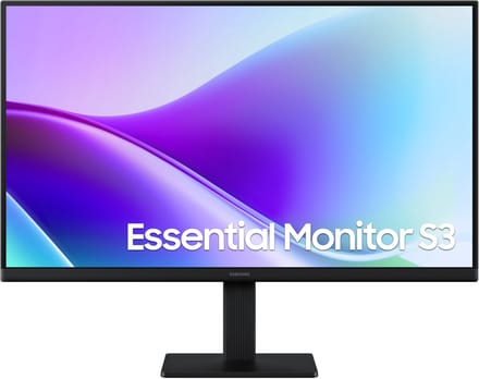 Samsung Essential LS24F320GAUXEN 24" Zwart, Ideaal voor Thuiskantoor