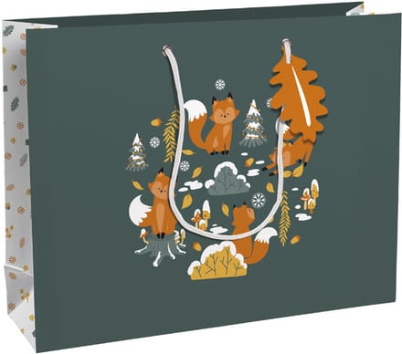 Clairefontaine kerstcadeauzak 'Vos', medium