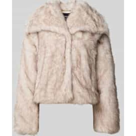 Relaxed fit jack van imitatiebont met haakjessluiting, model 'DAWN LIFE'