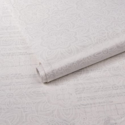 d-c-fix Candice Raamfolie - 67,5x150cm - Melkglas - Bloemen - Statisch