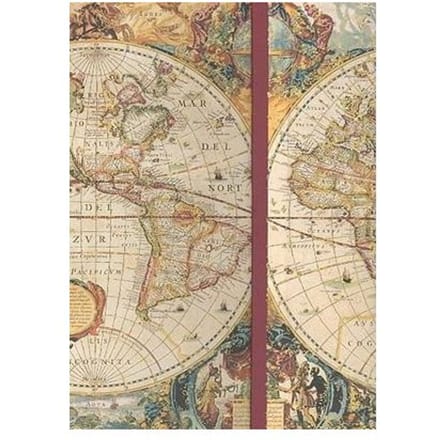 Peter Pauper Magnetic notitieboek - Old World - 16x21 cm