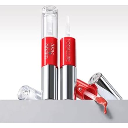 FOCALLURE - Stay Sheen 2 IN 1 liquid Lipstick - 3 Colors #NU01 Rust Nude - 1.2g*2