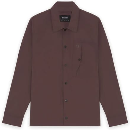 Gekreukt nylon overshirt Lyle & Scott
