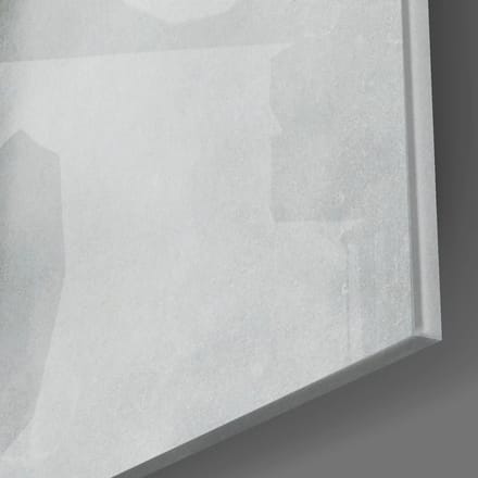 Glasschilderij Vierkant Shadow Silhouette – Modern Abstract Wanddecoratie - 40x40 cm