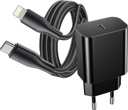 Snellader Set geschikt voor iPad en iPhone - Oplader - 2 Meter
