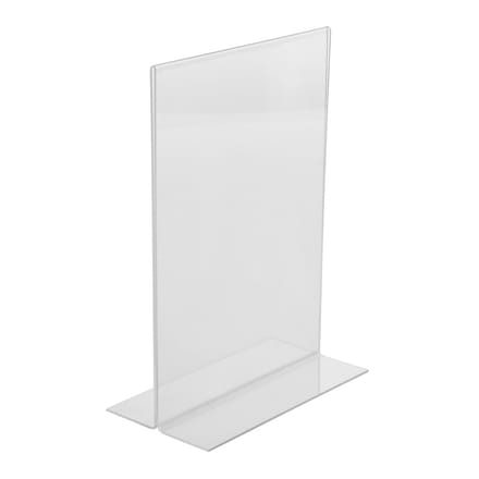 Olympia A5 plexi menukaarthouder / folderhouder recht A5 - 14,8 x 21 cm - Houder voor flyer & menu - Menuhouder
