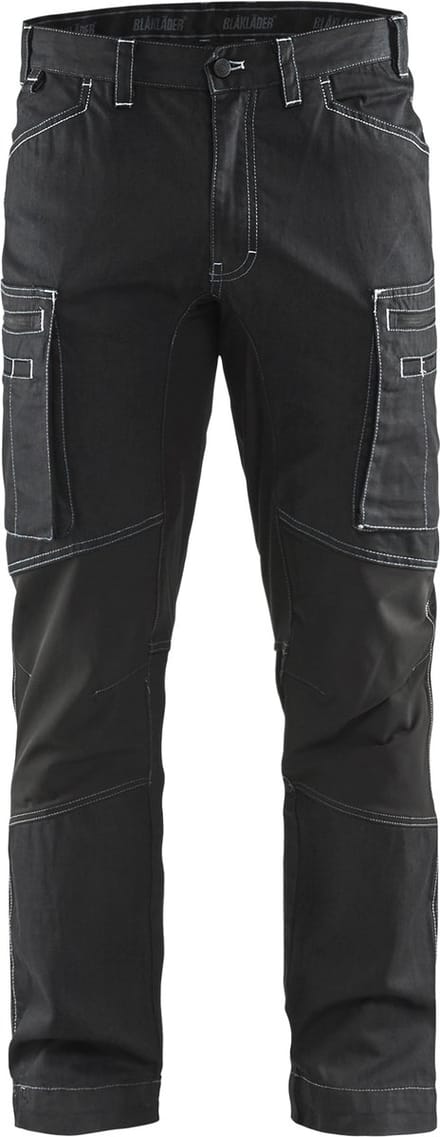 Blaklader BlÕklõder Service Werkbroek denim stretch zwart - maat C50