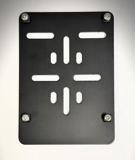 White Label Kentekenplaat-houder | Aluminium | Zwart | Kentekenplaat