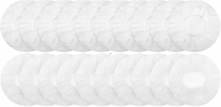 DKT Elastische wegwerp Hygienehoesjes/hoofdtelefoon cover hoes 7cm DKT-HH0007Z 100 stuks | Wit | universeel