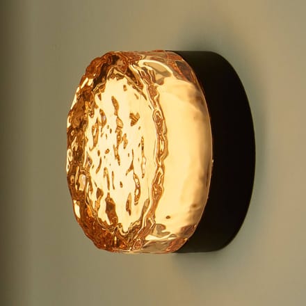 LOOM DESIGN LED wandlamp Otto Ice amber, 13 cm, CCT, IP65