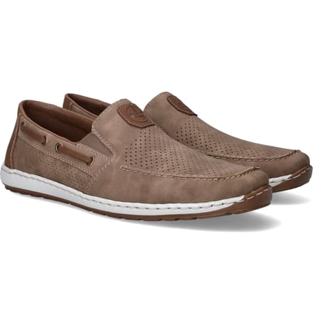 Rieker Instappers - Heren - Taupe - Maat:42