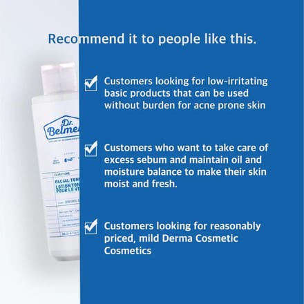 THE FACE SHOP Dr. Belmeur Clarifying Toner 200ml white