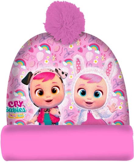 Cry babies muts met pompom
