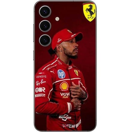 Coque de téléphone - Ferrari - Samsung Galaxy S24 Plus - Souple - Silicone - Noir zwart