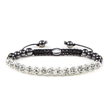 Karma Spiral White Crystal XS Armband 82087
