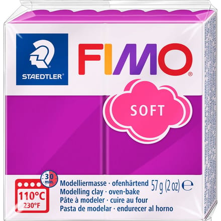 Staedtler FIMO Soft 8020 Boetseerklei 57g Paars 1stuk(s)