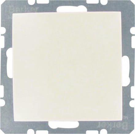 BERKER blindplaat inbouw, type S1 | CREME