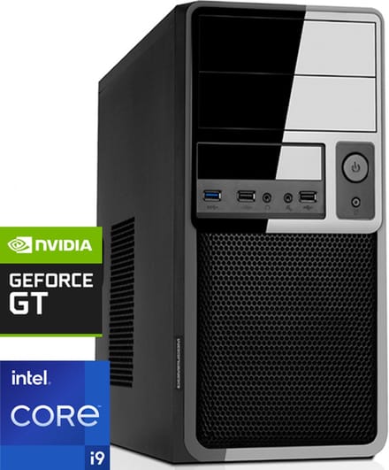 Intel Desktop PC met Core i9 12900F - 4x HDMI - 64GB RAM - 2000GB NVMe M.2 SSD - WiFi - Bluetooth - Windows 11 Pro (DT-373473)