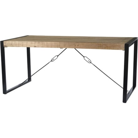 Livingfurn eetkamertafel nairobi u-pot mango hout 140x80 cm -
