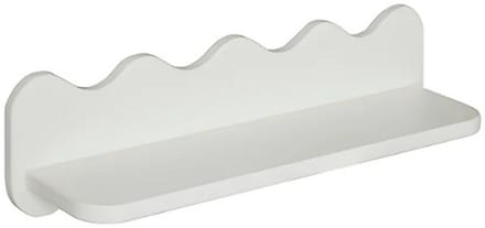 Atmosphera Golvende Wandplank Salina - 53x15x15cm - Wit