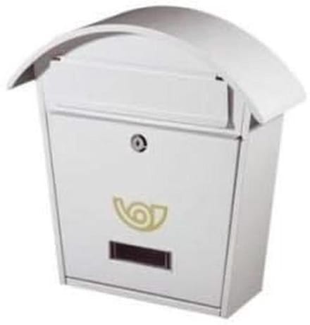 Brievenbus - Postbus brievenbak - Post ontvangen - Wandmontage - 37x365x105 cm - Wit