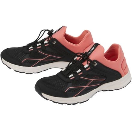 CRIVIT Dames wandelschoenen (Zwart/roze, 38)