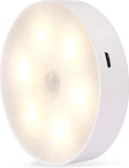 Draadloze Ledlamp Met Bewegingssensor - Wandlamp Binnen - Oplaadbare Muurlamp - Warm Wit Licht
