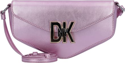 DKNY Downtown Schoudertas Leer 24.5 cm - Dames - lilac