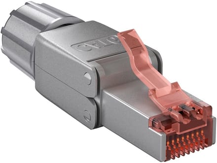 Goobay CAT 6 RJ45-connector afgeschermd STP, voor montage zonder gereedschap
