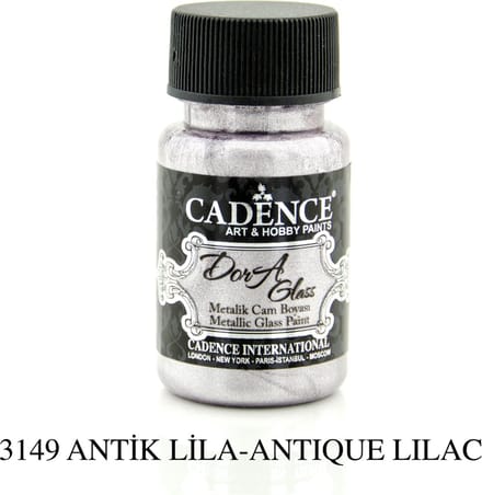 Cadence Dora Metallic Glas Verf 50 ml Antiek Lila