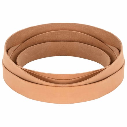 vidaXL - Leren - riem - 1 - Lichtbruin - 500 - x - 3 - cm - Leer