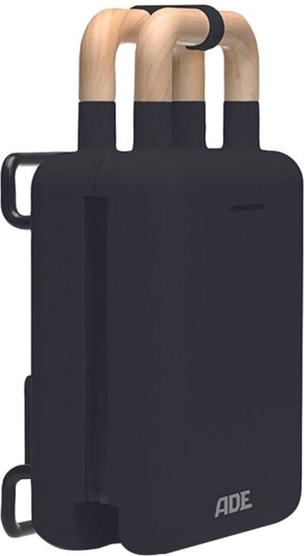 Ade 2-in-1 Croque - Wafelijzer Zwart Wisselbare Platen 13x12cm