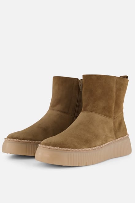 Gabor Gabor Enkellaarsjes cognac Suede