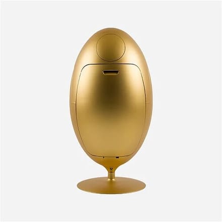 OVETTO METAAL GOUD – Design afvalbak voor afvalscheiding