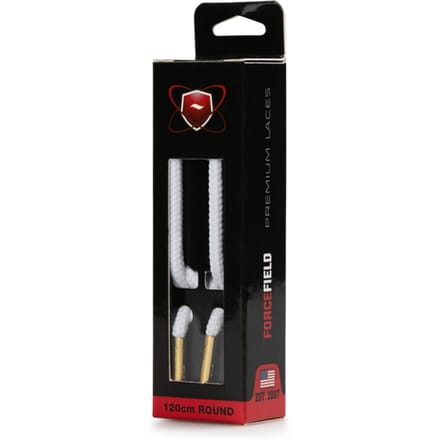 Forcefield Premium Laces Schoenverzorging Unisex - Wit - One Size - Poly (Polyester)