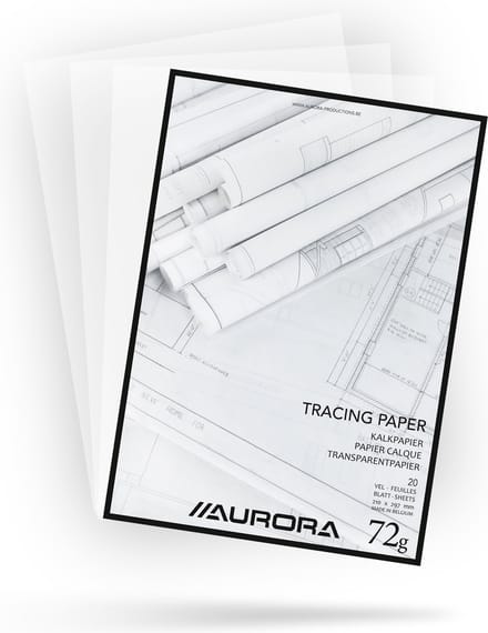 Aurora Overtrekpapier - Kalkpapier - A4 - 72g - 20 vel