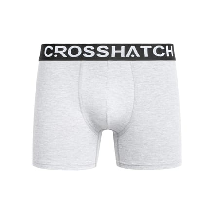 Crosshatch Heren Astral Boxershorts (Set van 5) (Grijze Mergel)