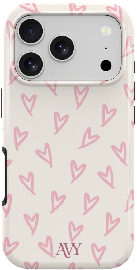 AVY Hard Shell Back Cover | geschikt voor Apple iPhone 17 Pro Max | Cupid Blush | Compatibel met MagSafe & Qi2
