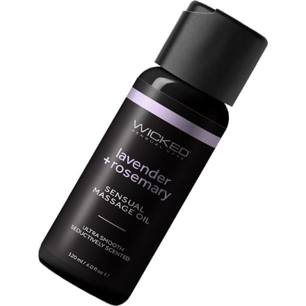 'Sensual Massage Oil Lavender Rosemary', 120 ml